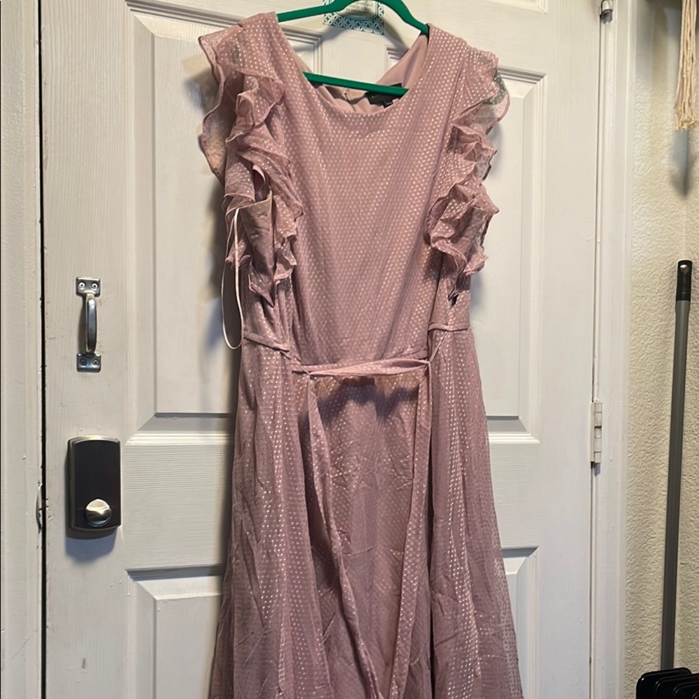 Pink Ruffled Dress